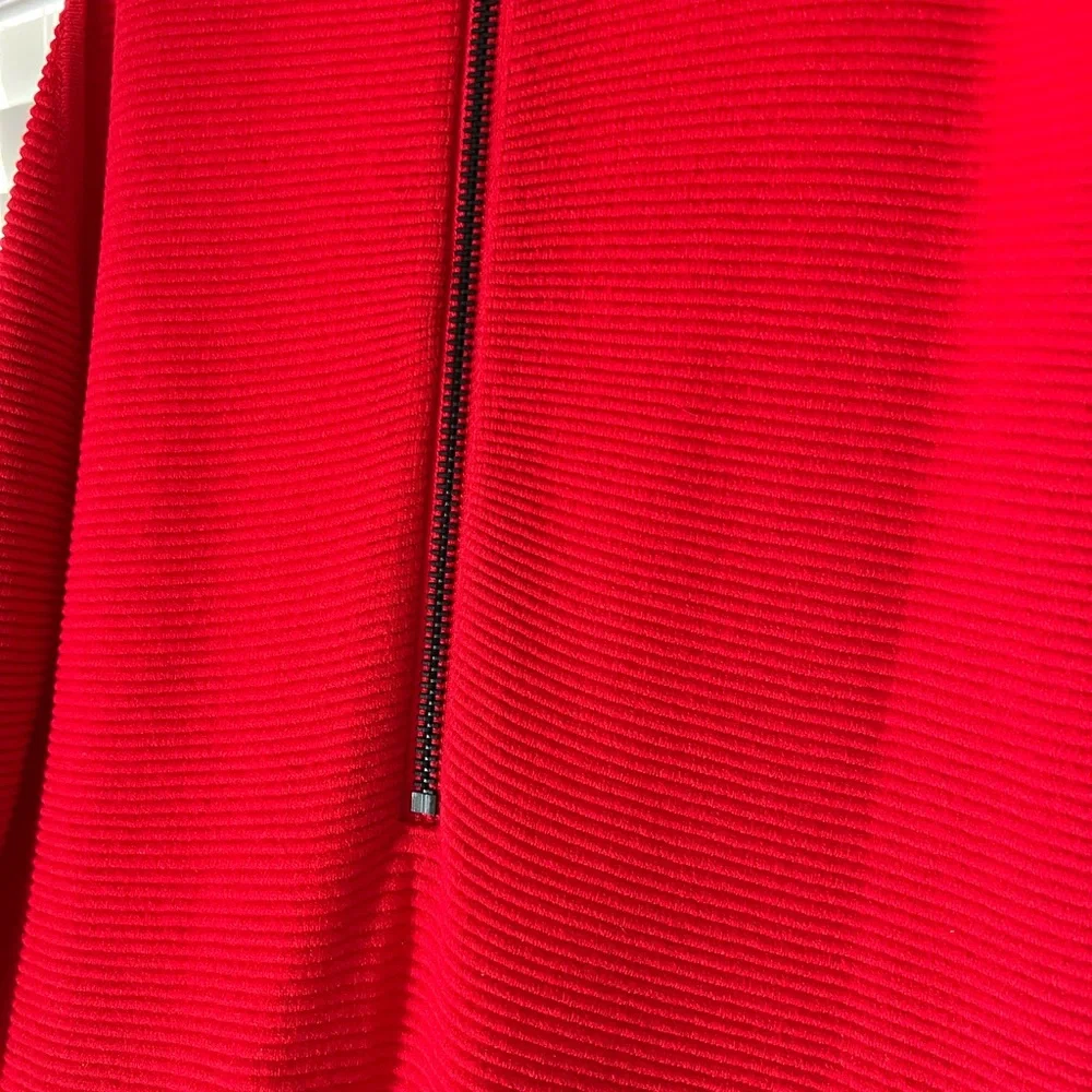 Bar III Vibrant Red Knit Dress - Picture 4 of 6